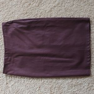 Iris Faux Leather Pencil Skirt